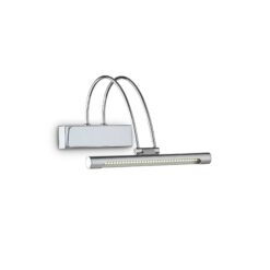 IDEAL LUX Απλίκα Τοίχου BOW LED 2.5W 3000K Χρωμίου – 005386