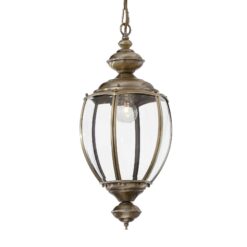 IDEAL LUX Κρεμαστό Φωτιστικό NORMA 1xE27 Μπρούτζινο Χρώμα – 005911