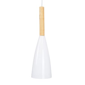 GloboStar® DILLON 00631 Μοντέρνο Κρεμαστό Φωτιστικό Οροφής Τρίφωτο Λευκό Μεταλλικό Πλέγμα Μ54 x Π14 x Υ130cm