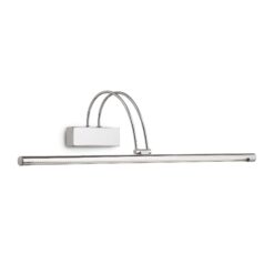 IDEAL LUX Απλίκα Τοίχου BOW LED 8W 3000K Χρώματος Χρωμίου – 007021