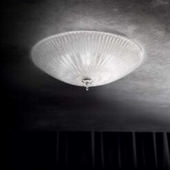 IDEAL LUX Φωτιστικό Οροφής SHELL 3xE27 Διάφανο – 008608