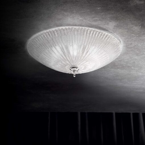 IDEAL LUX Φωτιστικό Οροφής SHELL 4xE27 Κρύσταλλο – 008615