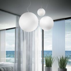 IDEAL LUX Κρεμαστό Φωτιστικό MAPA 1xE27 Λευκού Χρώματος – 009148