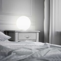 IDEAL LUX Επιτραπέζιο Φωτιστικό MAPA 1xE27 Λευκού Χρώματος – 009155