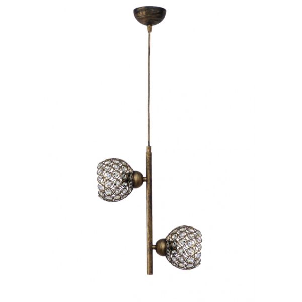 S-20K-A’ CHRIS 2L BRONZE ΚΡΕΜΑΣΤΟ CRYSTAL Heronia – 01-0301