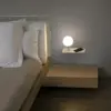 Faro Barcelona NIKO PC Δεξί  Φωτιστικό Τοίχου Διαχύτης Η/Υ LED σε Λευκό Χρώμα 7W 3000K  – 01027A