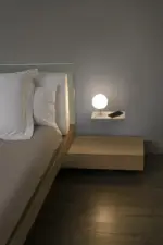Faro Barcelona NIKO PC Δεξί  Φωτιστικό Τοίχου Διαχύτης Η/Υ LED σε Λευκό Χρώμα 7W 3000K  – 01027A