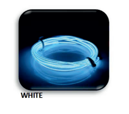 NEON FLUORESCENT LIGHT WHITE 3m ΜΕ ΤΡΟΦΟΔΟΤΙΚΟ ΜΠΑΤΑΡΙΑΣ (2ΧΑΑ not icl.) UNIVERSE – 2-U011143