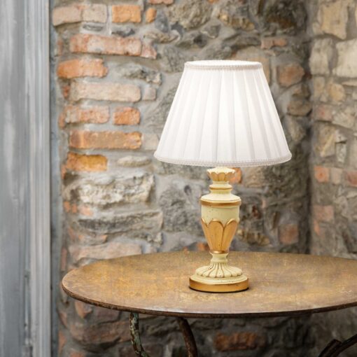 IDEAL LUX Επιτραπέζιο Φωτιστικό FIRENZE 1xE14 Λευκού Χρώματος – 012889