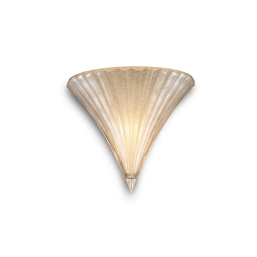 IDEAL LUX Απλίκα Τοίχου SANTA 1xE14 Μπεζ Χρώματος – 013046