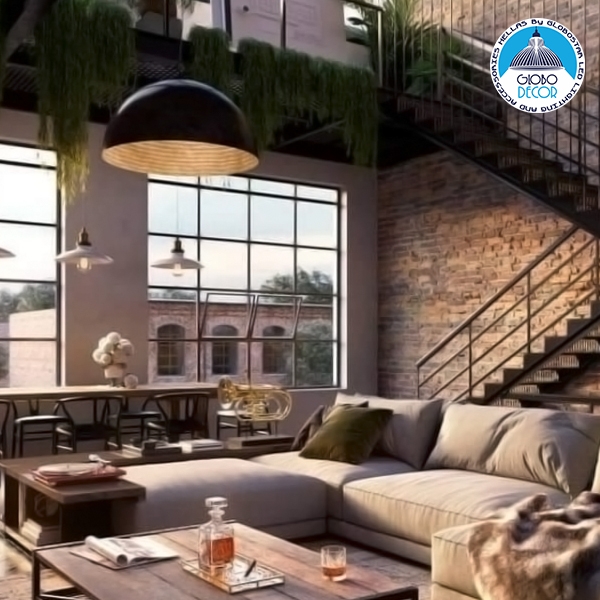 GloboStar® MEDEA 01344 Μοντέρνο Κρεμαστό Φωτιστικό Οροφής Μονόφωτο Μαύρο – Χρυσό Μεταλλικό Καμπάνα Φ60 x Υ30cm