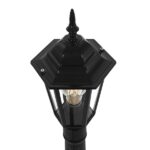 GloboStar® ELLIPSE 01401 Vintage Φωτιστικό Δαπέδου Μονόφωτο 1 x E27 Μαύρο Μεταλλικό Πλέγμα L17 x W16 x H105cm