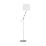 IDEAL LUX Φωτιστικό Δαπέδου REGOL 1xE27 Χρωμίου – 014609