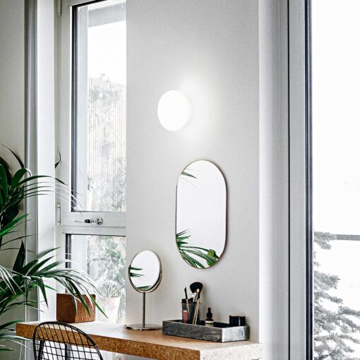 IDEAL LUX Απλίκα Τοίχου SMARTIES 1xG9 Λευκού Χρώματος – 014814