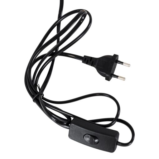 GloboStar® BARNABY 01573 Μοντέρνο Επιτραπέζιο Φωτιστικό Πορτατίφ Μονόφωτο Μαύρο Μεταλλικό με Καπέλο και Ξύλινη Καφέ Βάση Φ13 x Υ48cm