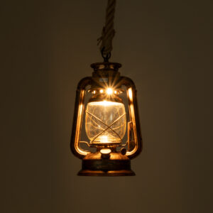 GloboStar® BARBAROSSA 01706 Vintage Κρεμαστό Φωτιστικό Οροφής Μονόφωτο 1 x E27 AC220-240V IP20 – Φ18 x Υ28cm – Μπρούτζινο Αντικέ Μεταλλικό με Διάφανο Γυαλί και Ανάρτηση Σχοινί Τριχιάς – 5 Χρόνια Εγγύηση