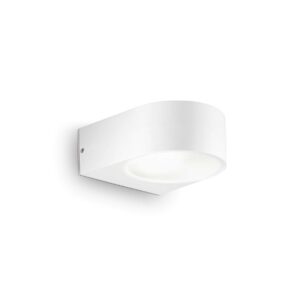 IDEAL LUX Επιτοίχιο Φωτιστικό Βεράντας IKO 1xE27 IP54 Λευκού Χρώματος – 018522