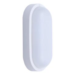 ΦΩΤΙΣΤΙΚΟ ΤΟΙΧΟΥ ΟΒΑΛ LED 12W 160x90x51 12/24V AC/DC 6500K IP54 ΛΕΥΚΟ PLUSUS EUROLAMP – 145-20040