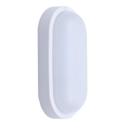 ΦΩΤΙΣΤΙΚΟ ΤΟΙΧΟΥ ΟΒΑΛ LED 12W 160x90x51 12/24V AC/DC 6500K IP54 ΛΕΥΚΟ PLUSUS EUROLAMP – 145-20040