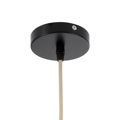 GloboStar® SEYCHELLES 01948 Boho Κρεμαστό Φωτιστικό Οροφής Μονόφωτο 1 x E27 AC220-240V IP20 – Φ40 x Υ40cm – Μπεζ Καφέ – Χακί Ξύλινο Πλέγμα Καμπάνα – 5 Χρόνια Εγγύηση