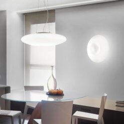 IDEAL LUX Πλαφονιέρα Οροφής και Τοίχου GLORY 2xE27 Λευκού Χρώματος – 101132