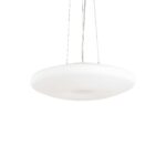 IDEAL LUX Κρεμαστό Φωτιστικό Οροφής GLORY 3xE27 Λευκού Χρώματος – 019734