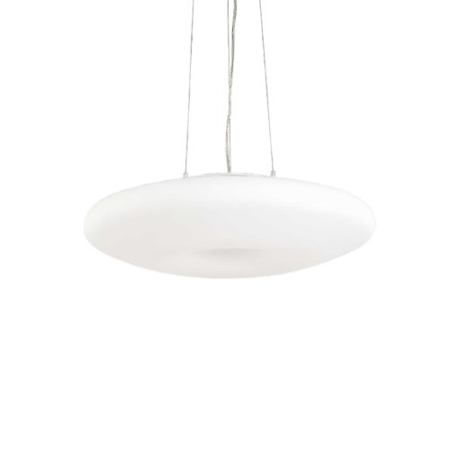 IDEAL LUX Κρεμαστό Φωτιστικό Οροφής GLORY 3xE27 Λευκού Χρώματος – 019734