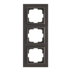 ΠΛΑΙΣΙΟ 3 ΘΕΣΕΩΝ ΜΑΥΡΟ EUROLAMP – 152-10382