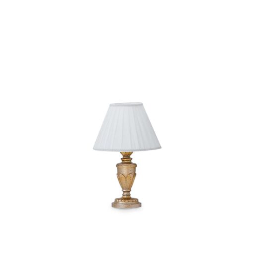 IDEAL LUX Επιτραπέζιο Φωτιστικό FIRENZE 1xE14 Χρυσού Χρώματος – 020853