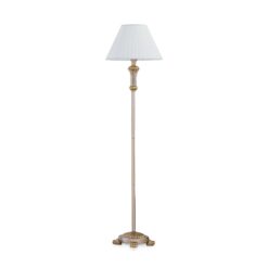 IDEAL LUX Φωτιστικό Δαπέδου FIRENZE 1xE27 Χρυσού Χρώματος – 020877