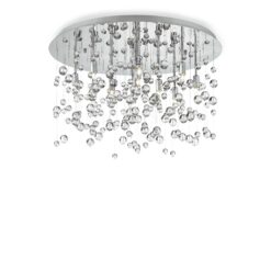 IDEAL LUX Φωτιστικό Οροφής NEVE 8xG9 Χρωμίου – 022222
