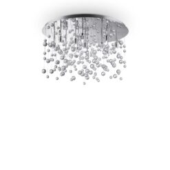 IDEAL LUX Φωτιστικό Οροφής NEVE PL 12xG9 Χρωμίου – 022239