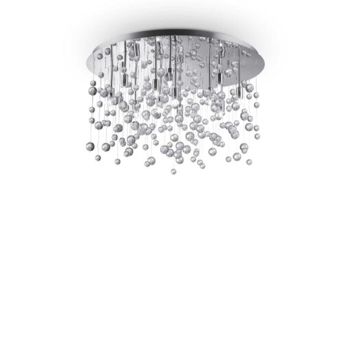 IDEAL LUX Φωτιστικό Οροφής NEVE PL 12xG9 Χρωμίου – 022239