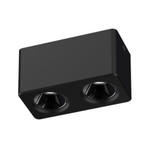 ΣΠΟΤ ΕΞΩΤΕΡΙΚΑ 2x7W ΑΛΟΥΜΙΝΙΟΥ ΜΑΥΡΟ 3CCT  75x150x79 EUROLAMP – 147-52660