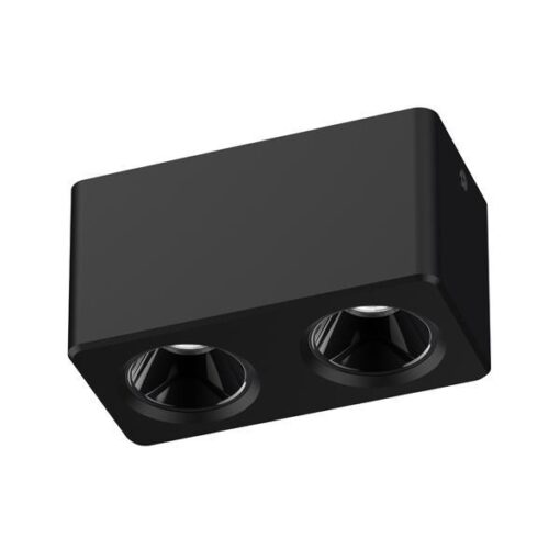 ΣΠΟΤ ΕΞΩΤΕΡΙΚΑ 2x7W ΑΛΟΥΜΙΝΙΟΥ ΜΑΥΡΟ 3CCT  75x150x79 EUROLAMP – 147-52660