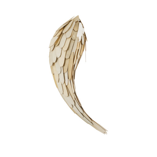 GloboStar® GOURAMI 02358 Boho Φωτιστικό Τοίχου – Απλίκα Μονόφωτο 1 x E27 AC220-240V IP20 – Μ64 x Π21 x Υ16cm – Μπεζ Λεπτό Φύλλο Ξύλου Πλέγμα