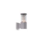 IDEAL LUX Απλίκα Τοίχου TRONCO 1xE27 IP44 Γκρι Χρώματος – 026978
