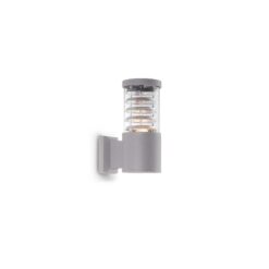 IDEAL LUX Απλίκα Τοίχου TRONCO 1xE27 IP44 Γκρι Χρώματος – 026978