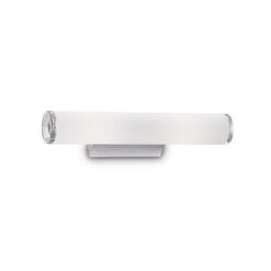 IDEAL LUX Απλίκα Τοίχου CAMERINO 2xE14 Ασημί Χρώματος – 027081