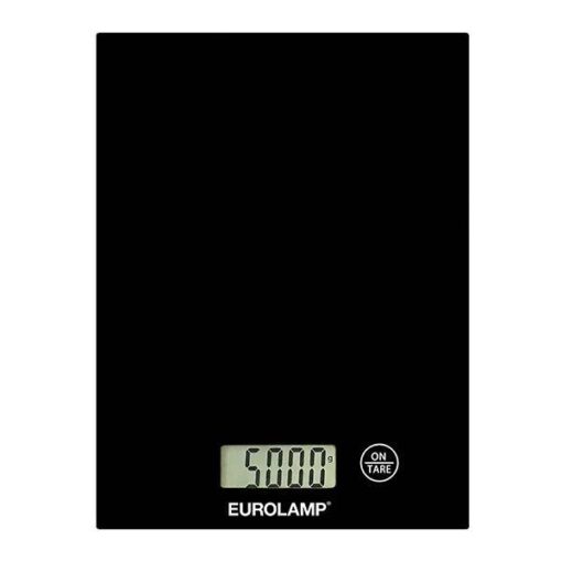 ΨΗΦΙΑΚΗ ΖΥΓΑΡΙΑ ΚΟΥΖΙΝΑΣ ΓΥΑΛΙΝΗ ΜΑΥΡΗ EUROLAMP – 300-70038