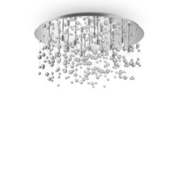 IDEAL LUX Φωτιστικό Οροφής NEVE 15xG9 Χρωμίου – 030784