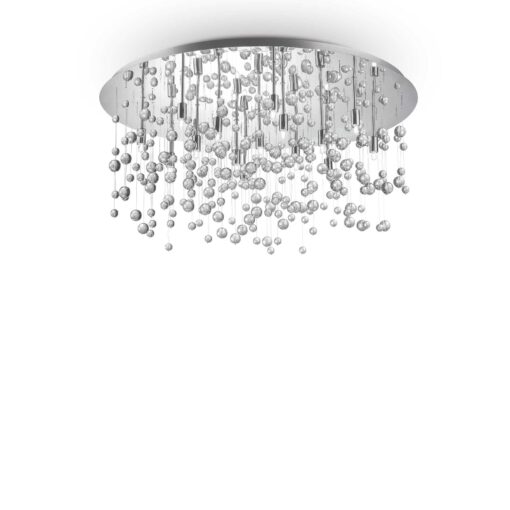 IDEAL LUX Φωτιστικό Οροφής NEVE 15xG9 Χρωμίου – 030784