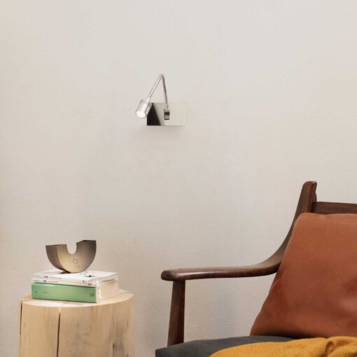 IDEAL LUX Απλίκα Τοίχου DYNAMO LED 3W 4000K Μπρούτζινου Χρώματος – 121352