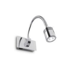 IDEAL LUX Απλίκα Τοίχου DYNAMO LED 3W 4000K Χρωμίου – 031460