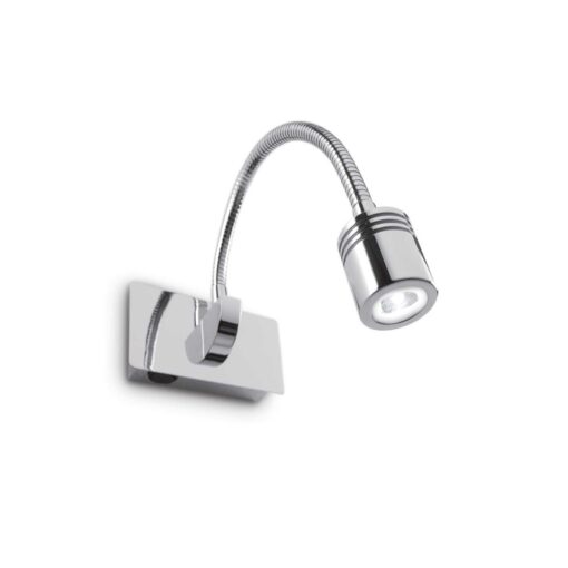 IDEAL LUX Απλίκα Τοίχου DYNAMO LED 3W 4000K Χρωμίου – 031460