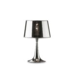 IDEAL LUX Επιτραπέζιο Φωτιστικό LONDON 1xE27 Χρωμίου – 032368