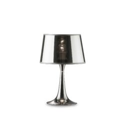 IDEAL LUX Επιτραπέζιο Φωτιστικό LONDON 1xE27 Χρωμίου – 032368