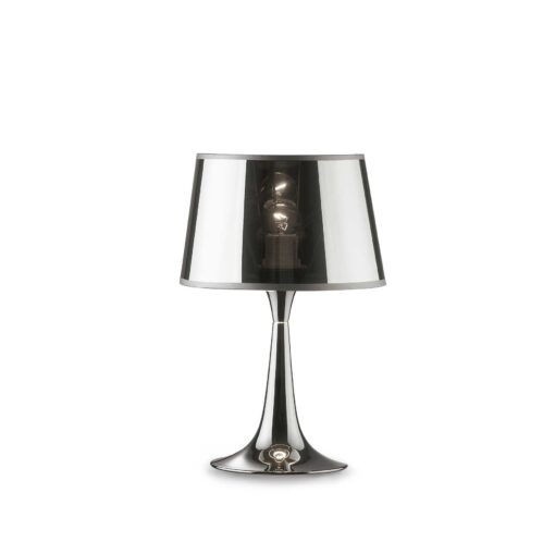 IDEAL LUX Επιτραπέζιο Φωτιστικό LONDON 1xE27 Χρωμίου – 032368