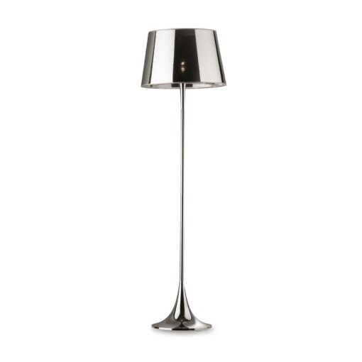 IDEAL LUX Φωτιστικό Δαπέδου LONDON 1xE27 Χρωμίου – 032382