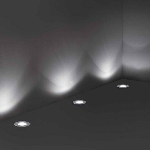 IDEAL LUX Χωνευτό Φωτιστικό Δαπέδου Κήπου PARK 1xE27 IP54 Inox – 032825